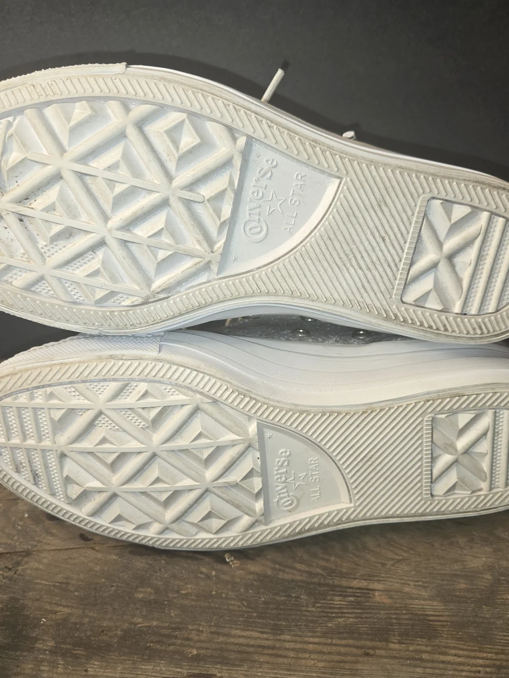 Women’s Converse High-Top Casual Sneakers in Light Gray - Picture 4 of 6